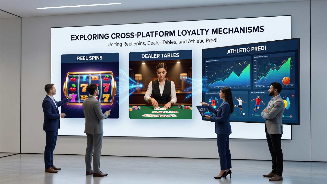 Mobile interface displaying loyalty points earned from slots being redeemed on a live dealer table and sports prediction screen