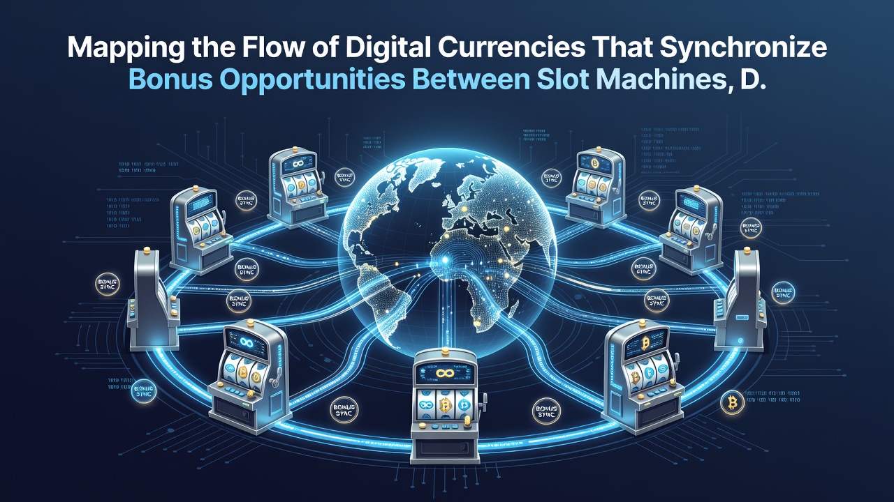 Diagram showing real-time bonus synchronization between mobile slot, dealer, and betting modules