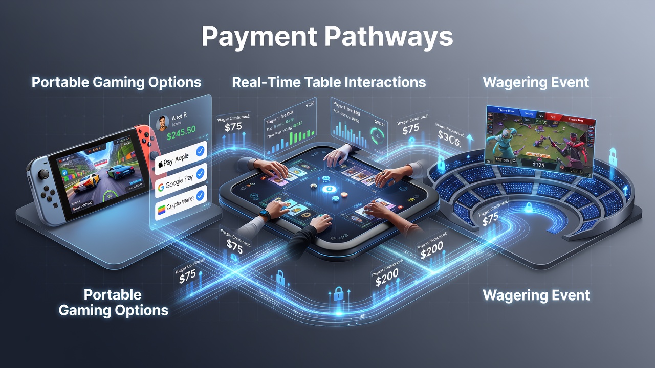 Live dealer tables and mobile wagering linked through incentive payment systems