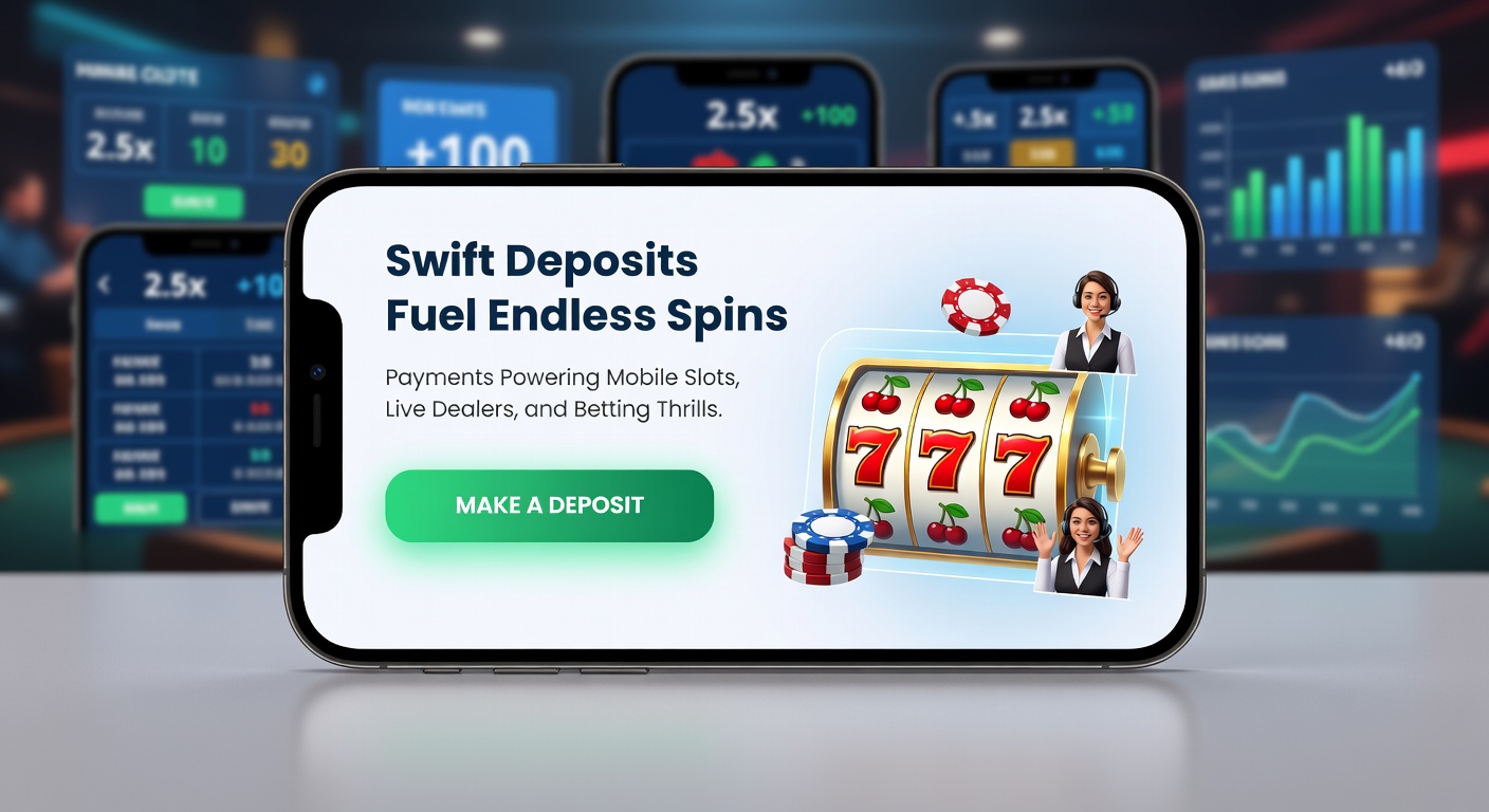 Dynamic split-screen view of live dealer roulette wheel spinning alongside a sports betting slip confirming an instant deposit, capturing the thrill of non-stop action across platforms